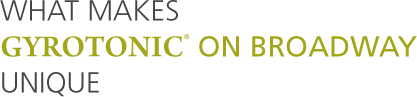 WHAT MAKES GYROTONIC® ON BROADWAY UNIQUE